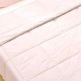img 2 attached to 🌙 THXSILK Summer Silk Comforter Quilt - 100% Silk Filling, Breathable & Washable, Ultra Soft Duvet for King Bed, Khaki Grey Color
