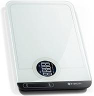 🍳 etekcity digital food kitchen scale - accurate grams and ounces for cooking, baking, weight loss, meal prep, shipping, dieting - 11lb/5kg capacity, white logo