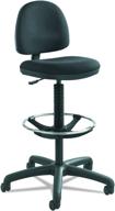 🪑 safco products precision extended height chair with footring (additional customization available), black logo