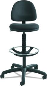 img 1 attached to 🪑 Safco Products Precision Extended Height Chair with Footring (Additional Customization Available), Black