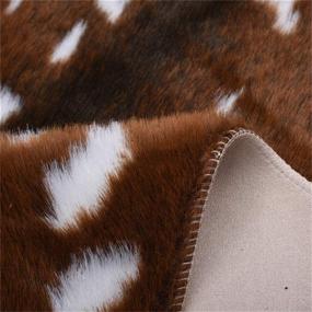 img 3 attached to Cowhide Animals Non Slip 2 6X3 6Ft 35 4X41 3Inch