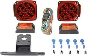 img 4 attached to 🚦 MAXXHAUL 70205 12V Submersible Trailer Light Kit - All LED, Red