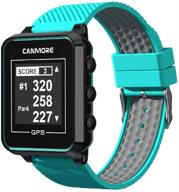 ⛳ canmore tw-353 gps гольф-часы - необходимые данные полей гольфа и список счетов - простые и удобные - доступ к более чем 38 000 бесплатным полям по всему миру - водонепроницаемые до 4atm - 1-летняя гарантия - бирюзовые логотип