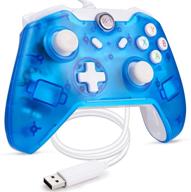 wired xbox one controller: modeslab gamepad joystick with usb cable/led light (compatible with xbox one/s/x/pc - win 7/8/10) логотип