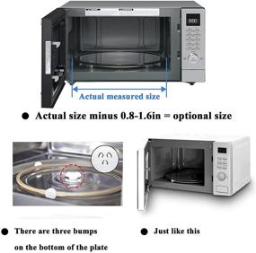 img 1 attached to 🍽️ 12.5-Inch DE74-20015G Microwave Glass Turntable Plate Replacement by AMI PARTS for Samsung - Replaces DE74-20015F