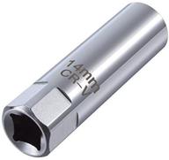🔧 high-quality pagow 3/8-inch thin wall spark plug socket 12-point/14mm - ideal for bmw, mercedes, nissan, mini logo
