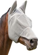 🐴 weaver leather open ear fly mask: xtended life closure system ensures long-lasting protection logo