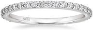 💍 stunning eamti sterling zirconia stackable engagement women's jewelry: perfect for weddings & engagements logo