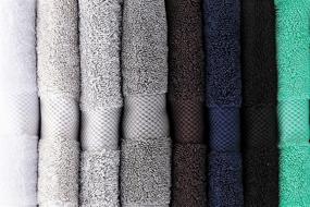 img 1 attached to High-Quality Luxury Towel Set, 100% Organic Cotton, 700 GSM, Ultra Soft & Absorbent, Bathroom, Hotel, Spa, GOTS & Fair Trade Certified, 6 Piece Set: 2 Bath Towels 30x54, 2 Hand Towels 20x30, 2 Wash Cloths 13x13, Black