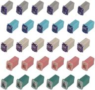 🔌 mcase fmm micro cartridge fuse assortment - 15, 20, 25, 30, 40 amp - includes 30 flosser micro fmm square fuses logo