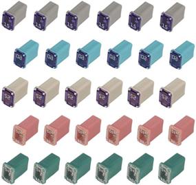 img 4 attached to 🔌 Mcase FMM Micro Cartridge Fuse Assortment - 15, 20, 25, 30, 40 Amp - includes 30 Flosser Micro FMM Square Fuses