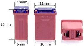 img 3 attached to 🔌 Mcase FMM Micro Cartridge Fuse Assortment - 15, 20, 25, 30, 40 Amp - includes 30 Flosser Micro FMM Square Fuses