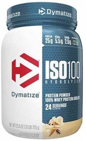 img 3 attached to 🍫 Dymatize ISO 100 Gourmet Chocolate Hydrolyzed Whey Protein Isolate - 1.6 lbs