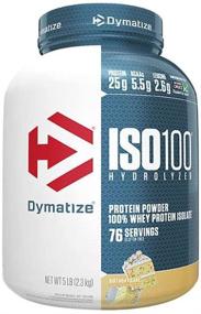 img 1 attached to 🍫 Dymatize ISO 100 Gourmet Chocolate Hydrolyzed Whey Protein Isolate - 1.6 lbs