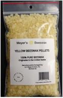 🐝 meyer's 100% pure domestic beeswax pellets – usa sourced, chemical-free & triple filtered (4 oz) – ideal for diy projects logo