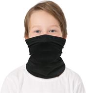 fun and protective beace kids neck gaiter face mask bandanas for boys, girls, and youth logo