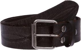 img 3 attached to 👒 Discover Timeless Charm: Vintage Cowhide Leather Belts for Women's Casual Accessories