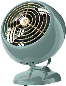 img 4 attached to Vintage Green Vornado VFAN Mini Classic: Personal Air Circulator Fan