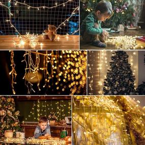 img 2 attached to 🌟 Decute 500 LED Fairy String Lights - Extra-Long 174FT, Connectable, Waterproof Warm White Christmas Lights - 8 Mode & Timer Twinkle Light for Bedroom Wedding Party Christmas Tree Decoration - Indoor/Outdoor Use