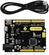 🔑 keyestudio leonardo r3 microcontroller development board kit with usb cable for arduino projects logo