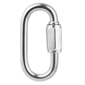 img 1 attached to 🔗 BNYZWOT 304 Stainless Steel Quick Links: D Shape Locking Chain Repair, M3.5 1/8 inch Pack of 15 – High-Quality and Reliable