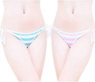 joyralcos japanese striped panties underwear women's clothing logo