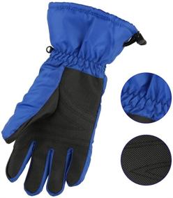 img 2 attached to ❄️ AKASO Waterproof Ski Gloves: Winter Warmth with 3M Thinsulate, Breathable TPU Snowboard Gloves for Skiing, Snowboarding & Outdoor Sports - Gifts for Men and Women