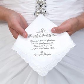 img 2 attached to 🏻 Lillian Rose Mother Wedding Hankie: A Timeless Keepsake for the Bride's Mother