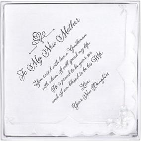 img 1 attached to 🏻 Lillian Rose Mother Wedding Hankie: A Timeless Keepsake for the Bride's Mother