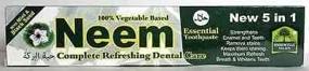 img 1 attached to 🌿 Neem Toothpaste 5 in 1 (Pack of 3): Natural Oral Care for Complete Dental Health