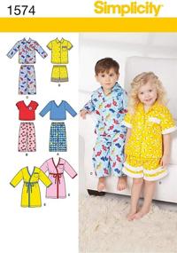 img 3 attached to Выкройки для шитья пижамы для малышей Simplicity