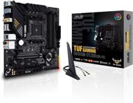 🎮 high-performance gaming motherboard: asus tuf gaming b550m-plus (wifi 6) amd am4 (3rd gen ryzen microatx) - pcie 4.0, 2.5gb lan, hdmi 2.1, usb 3.2 gen 2 logo