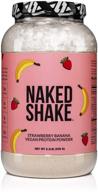 naked shake – vegan protein powder, strawberry banana – flavored plant based protein with mct oil - gluten-free, soy-free, non-gmo & no artificial sweeteners – 30 servings logo