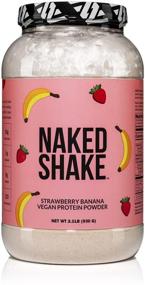 img 4 attached to Naked Shake – Vegan Protein Powder, Strawberry Banana – Flavored Plant Based Protein with MCT Oil - Gluten-Free, Soy-Free, Non-GMO & No Artificial Sweeteners – 30 Servings