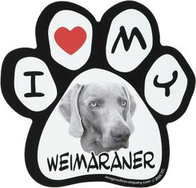 img 1 attached to Представьте себе эту 2-дюймовую картинку Weimaraner