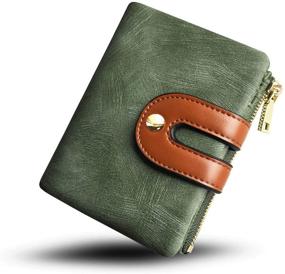 img 4 attached to Womens Bifold Leather Wallet Ladies Women's Handbags & Wallets for Wallets