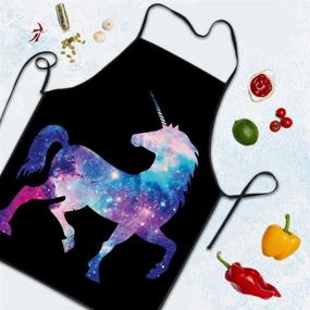 img 2 attached to Universe Unicorn Kitchen Cooking Apron