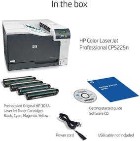 img 1 attached to 🖨️ HP CP5225n Color LaserJet Professional Printer (CE711A)
