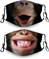 orangutan washable bandanas balaclava reusable logo