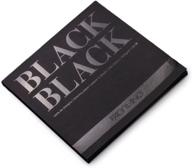 📚 fabriano black pad 8x8: premium quality sketchbook for artists and designers logo