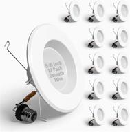 💡 enhance your space with sunlake 12 pack led recessed lighting: industrial electrical and lighting components logo