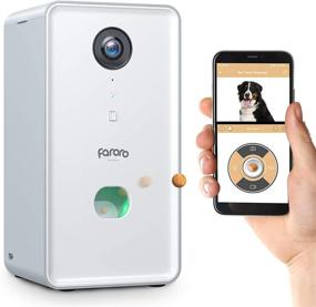 img 4 attached to 📸 faroro Dog Camera: Remote Pet Monitoring with Treat Dispenser, 2-Way Audio & HD Night Vision