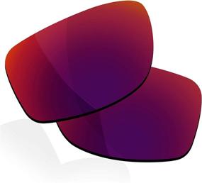 img 3 attached to RockShell Polarized Replacement Squared Sunglasses Men's Accessories in Sunglasses & Eyewear Accessories