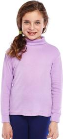 img 3 attached to 👕 Leveret Solid Purple Turtleneck - 100% Cotton (Size 10 Years)