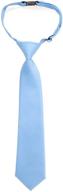 👔 stylish solid matte microfiber pre tied boys' accessories and neckties by retreez logo