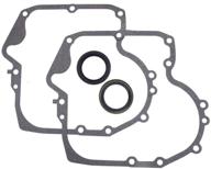 🔧 huthbrother 2 pack 697110 crankcase gasket & 795387 2 pack oil seal: compatible with briggs & stratton engines logo