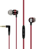 🎧 sennheiser cx 300s red in-ear headphones with smart remote & one-button control logo