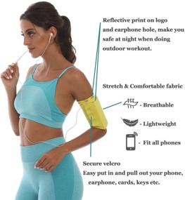 img 2 attached to 🏃 iFunLong Armband: Securely Hold & Access Your iPhone 13 Pro Max, Samsung, LG & More - Ideal for Running, Exercise & Sports Activities