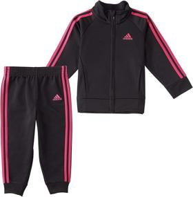 img 1 attached to Adidas Girls Classic Track Months Apparel & Accessories Baby Girls and Clothing