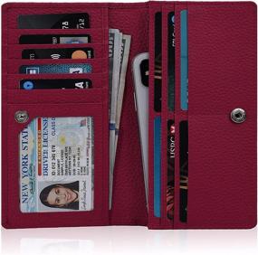 img 4 attached to 👛 Women's Wallet with Ample Cardholder Capacity - Handbags & Wallets for Women